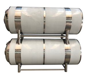 Tanques de cerveza brillantes horizontales 10BBL